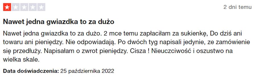 Marie Zélie - klientki czekają na zwrot pieniędzy