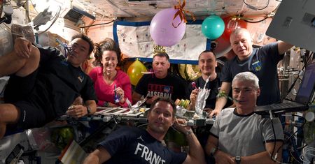 Tak wyglądają urodziny na ISS. Astronauta NASA zorganizował przyjęcie