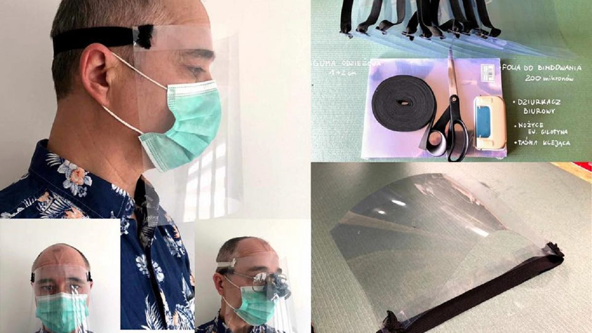 Przyłbica medyczna. Dentysta radzi, jak zrobić ją samemu 1