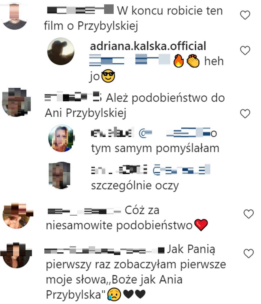Adriana Kalska jak Anna Przybylska?
