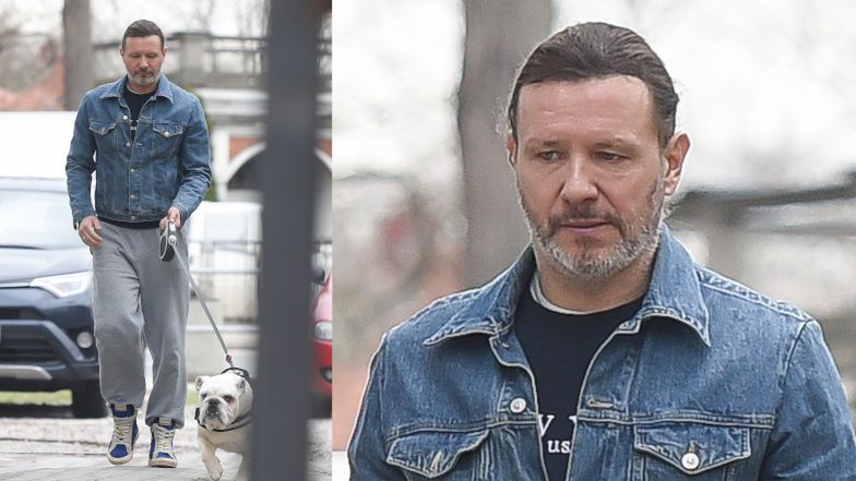 Małgorzata Rozenek i Radosław Majdan z Georgem u weterynarza