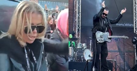 Grażyna "Grace" Kubicka SZALEJE na koncercie Barona. "Super wsparcie super TEŚCIOWEJ"