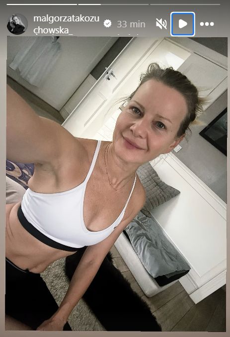 Małgorzata Kożuchowska ma świetną figurę. Wow!