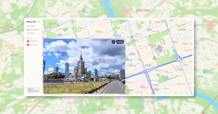 Mapy Apple w przeglądarce. Użyjesz zamiast Street View