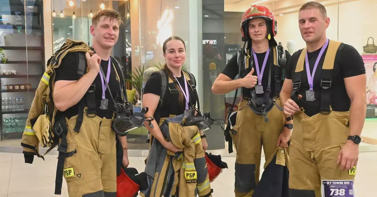 Wrocław: Wbiegli na szczyt najwyższego wieżowca. Tak wyglądała 10. edycja Sky Tower Run. Mamy zdjęcia