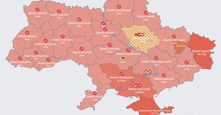 Atak rakietowy na Ukrainę. Alarm w całym kraju