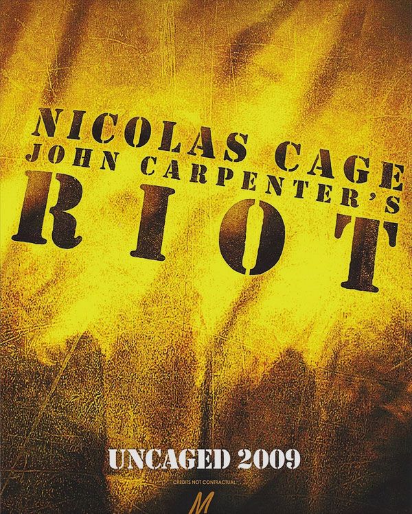 Zobacz plakat więziennego filmu Cage'a i Carpentera 2