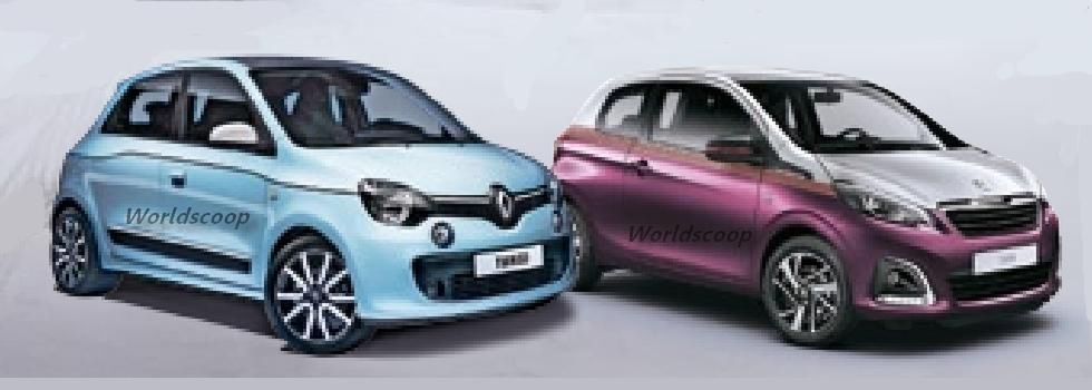 Renault Twingo i Peugeot 108