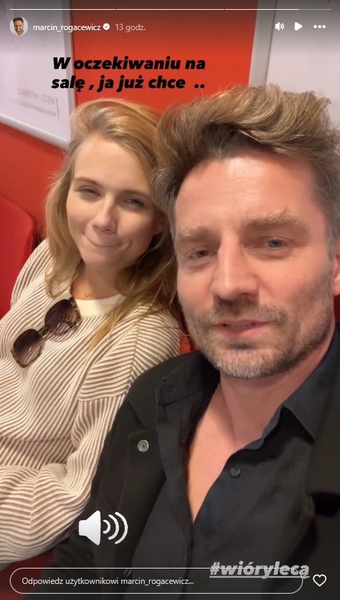 Agnieszka Kaczorowska i Marcin Rogacewicz