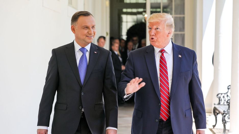 Andrzej Duda i Donald Trump