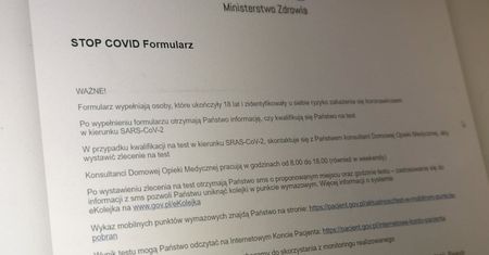 Badanie na koronawirusa bez skierowania. Jak zapisać się na test przez Internet?