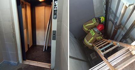 11-latek wpadł do szybu windowego i utknął. Na pomoc ruszyli strażacy