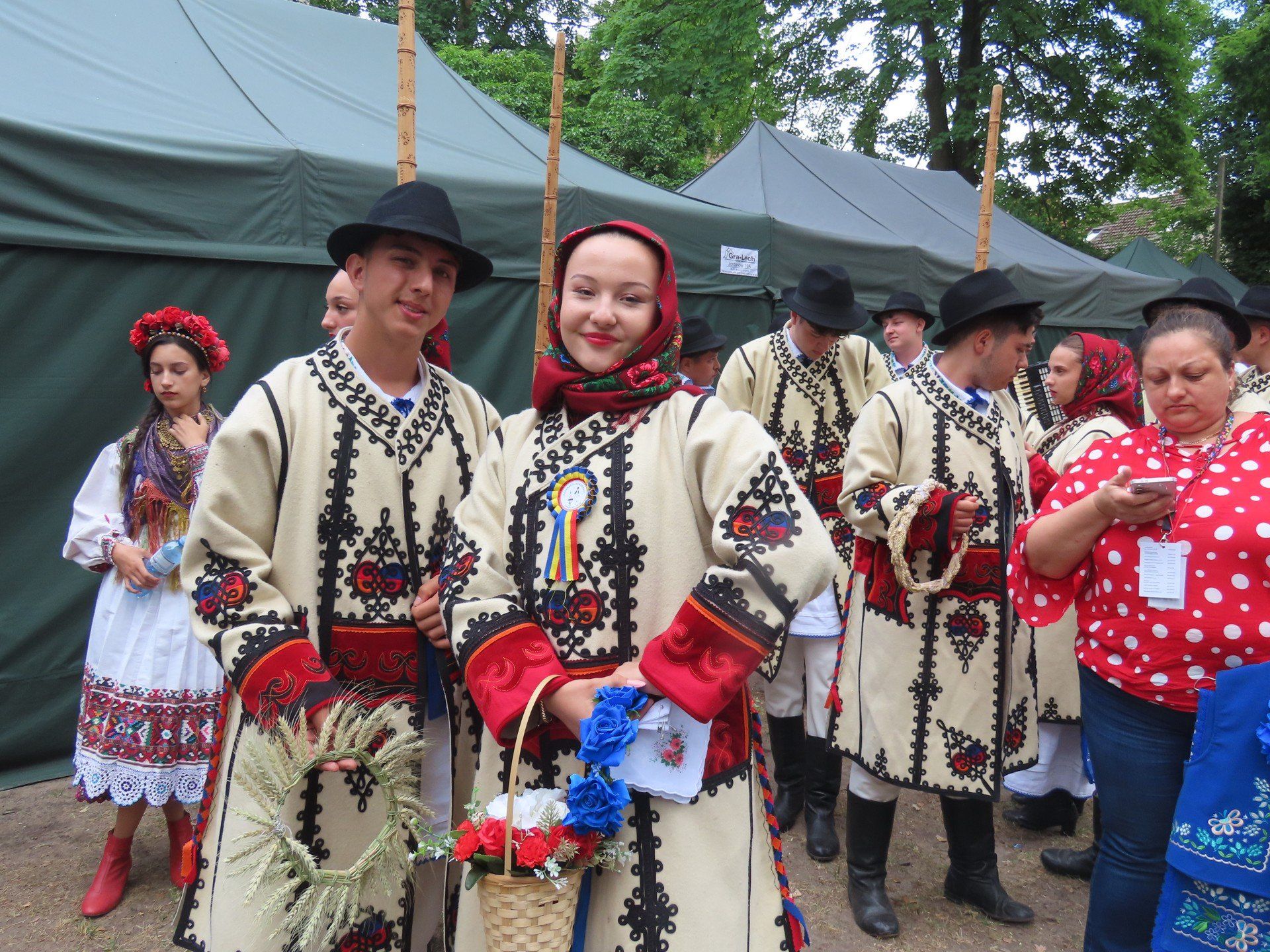 Sporym zainteresowaniem cieszyła się prezentacja folkloru z Rumunii.
