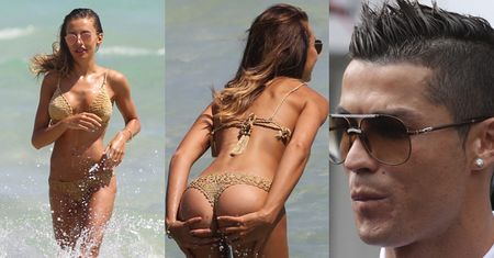 Nowa dziewczyna Cristiano Ronaldo na plaży! (ZDJĘCIA)