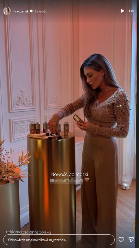 Małgorzata Rozenek na evencie w Paryżu