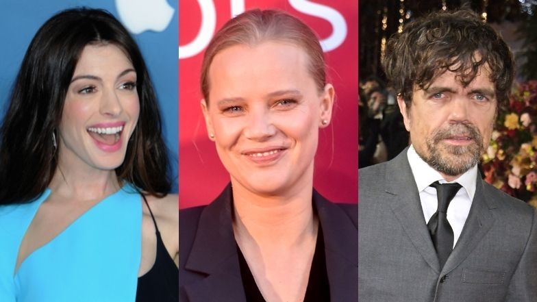 Joanna Kulig pozuje z Anne Hathaway i Peterem Dinklagem