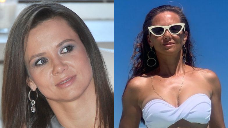 Kinga Rusin przestrzega przed naciągaczami wykorzystującymi jej wizerunek, chwaląc się figurą w BIKINI: "Jest pani motywacją" (FOTO)