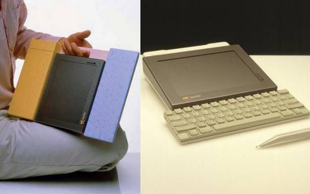 Apple Bashful z 1983 roku. Po lewej wersja ze stacją dysków