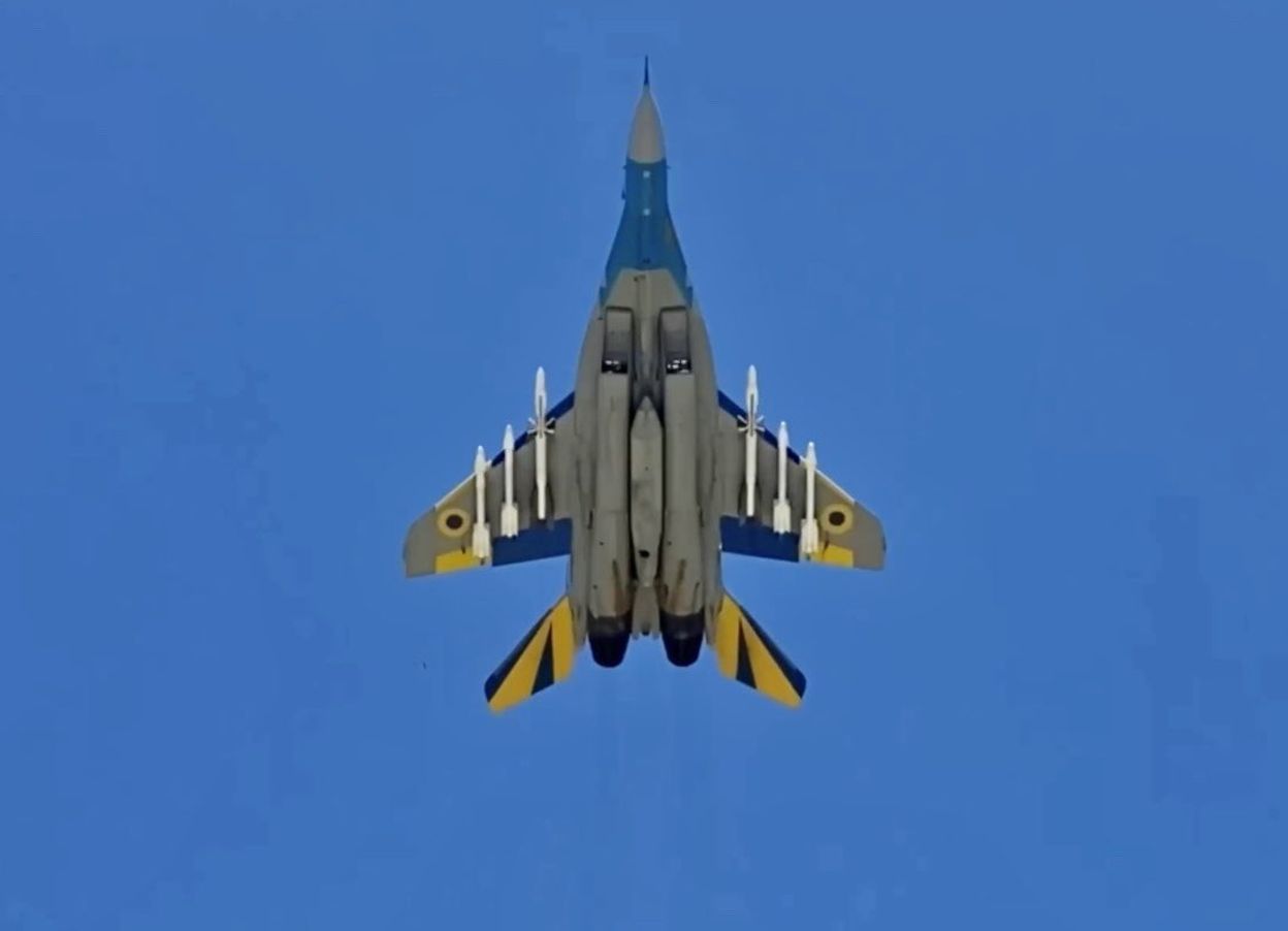MiG-29 w ukraińskich barwach, zdjęcie ilustracyjne