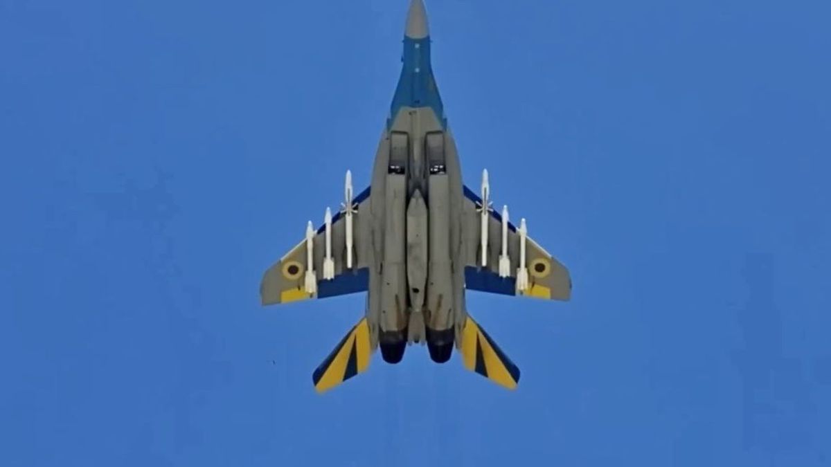 MiG-29 w ukraińskich barwach, zdjęcie ilustracyjne