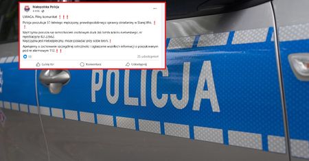 Strzelanina pod Limanową. Pilny komunikat policji