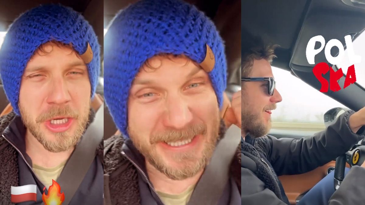 Antek Królikowski ekscytuje się meczem w Chorzowie 