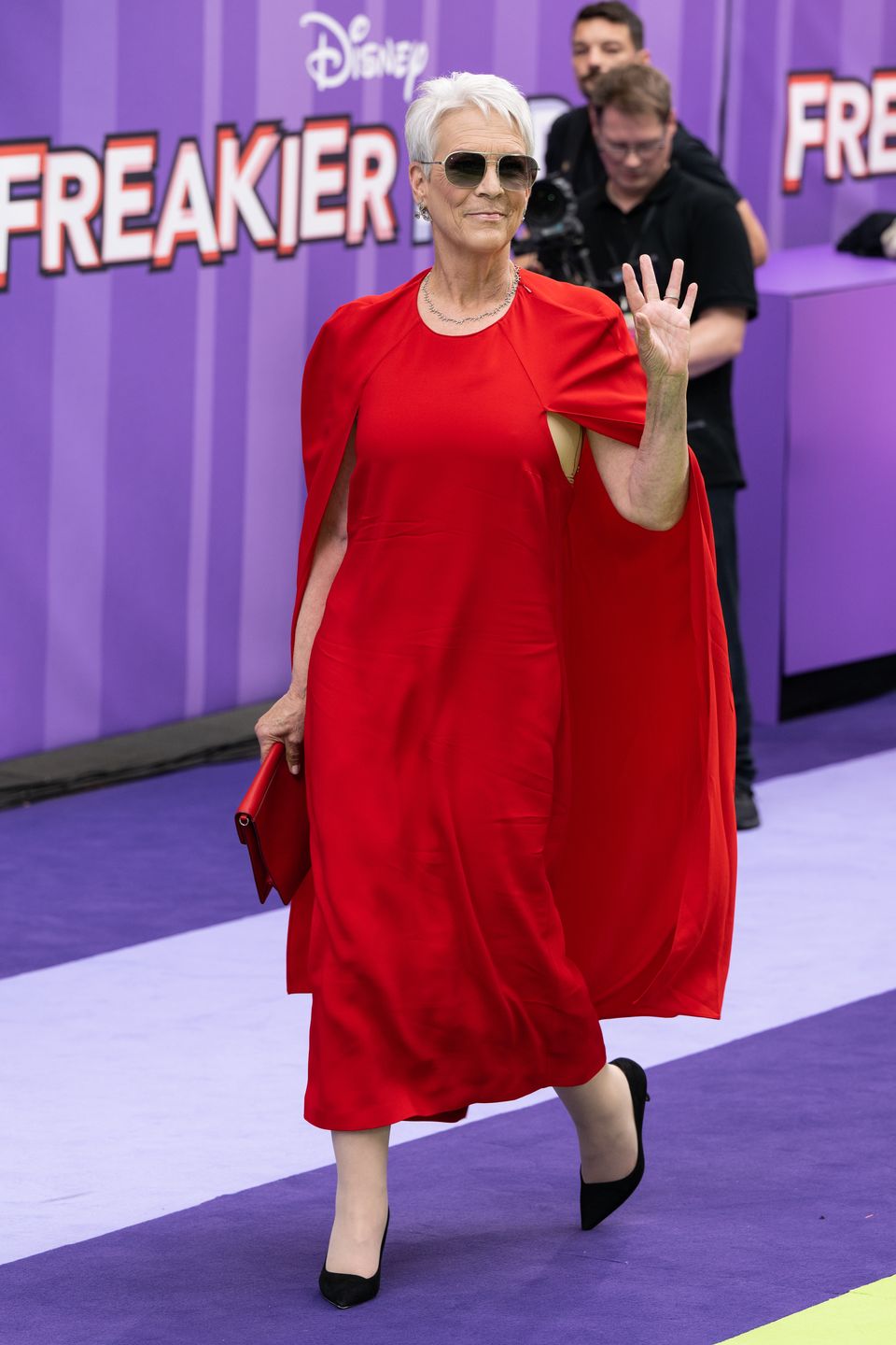 "Freakier Friday" UK Premiere - Arrivals
LONDON, ENGLAND - JULY 31: Jamie Lee Curtis attends the "Freakier Friday" UK Premiere at Odeon Luxe Leicester Square on July 31, 2025 in London, England. (Photo by Jeff Spicer/Getty Images)
Jeff Spicer
