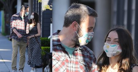 Zakochani Ben Affleck i Ana de Armas tulą się na KOLEJNYM spacerze. Tym razem w maseczkach ochronnych (ZDJĘCIA)