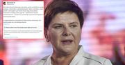 Szydło dodała wpis. Spójrzcie, co się pojawiło. "PiS nie odmówiono"