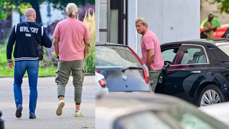 Emil Stępień i Jarosław Jakimowicz robią wspólnie interesy na prywatnym spotkaniu