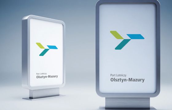 Lotnisko Olsztyn-Mazury z logo od Gravite Design