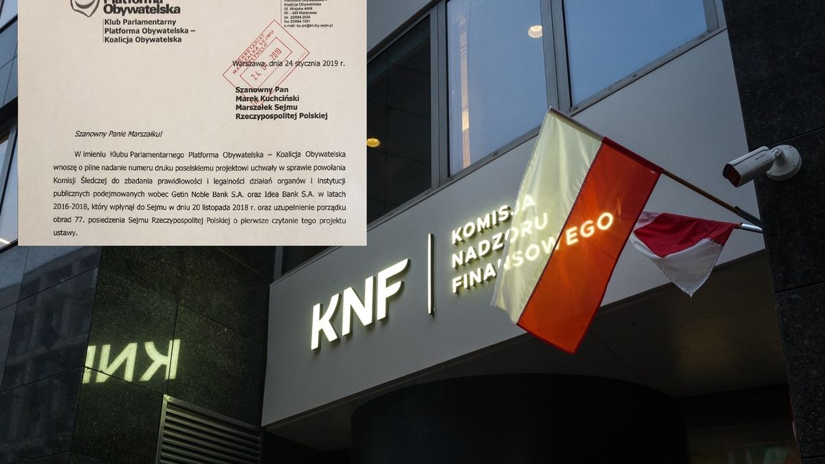 Platforma Obywatelska domaga się powołania komisji śledczej do zbadania afery KNF