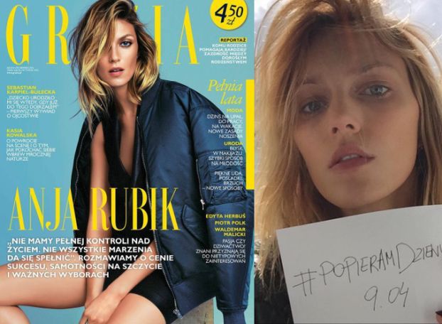 Anja Rubik: "Są ważniejsze sprawy niż to, czy modelka jest zbyt szczupła!"