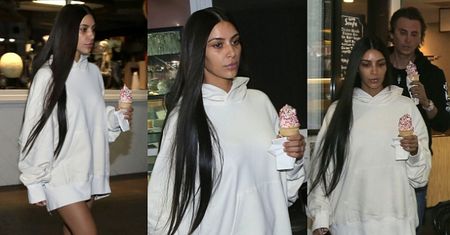 Kim Kardashian PIERWSZY RAZ PO NAPADZIE: w bluzie, bez majtek i bez makijażu (ZDJĘCIA)