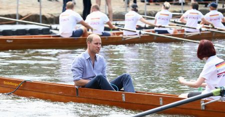 Kate i William wiosłują w Heidelbergu... (ZDJĘCIA)