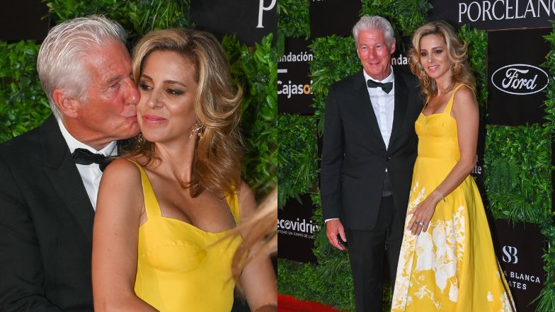 Richard Gere bryluje na czerwonym dywanie z młodszą żoną