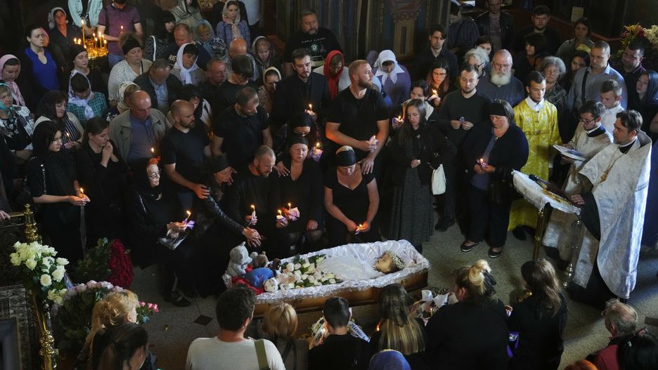 W Winnicy odbył się w niedzielę pogrzeb czteroletniej Lizy, która zginęła w krwawym ataku Rosjan