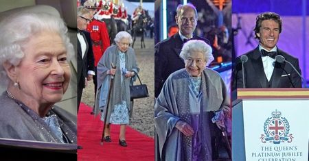 Królowa Elżbieta II porusza się o lasce na obchodach swojego platynowego jubileuszu! (ZDJĘCIA)