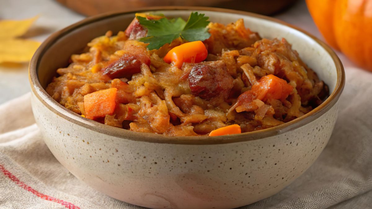 Kapusta kiszona z dynią pasuje do każdego obiadu