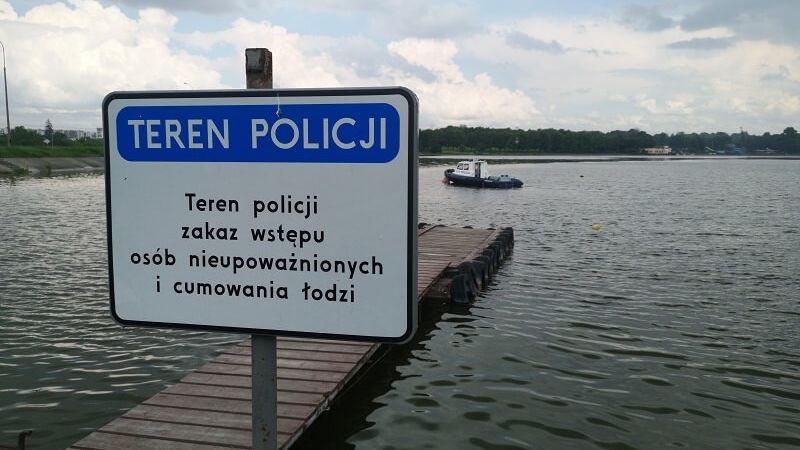 Wodny posterunek nad Zalewem Zemborzyckim