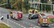 Warszawa. Zderzenie trzech aut na drodze z Lotniska Chopina