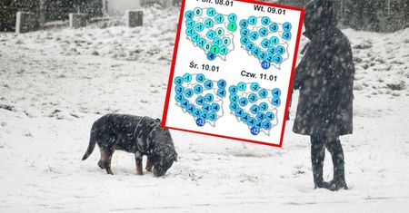 Nadciągają duże opady śniegu. Temperatury spadną poniżej normy