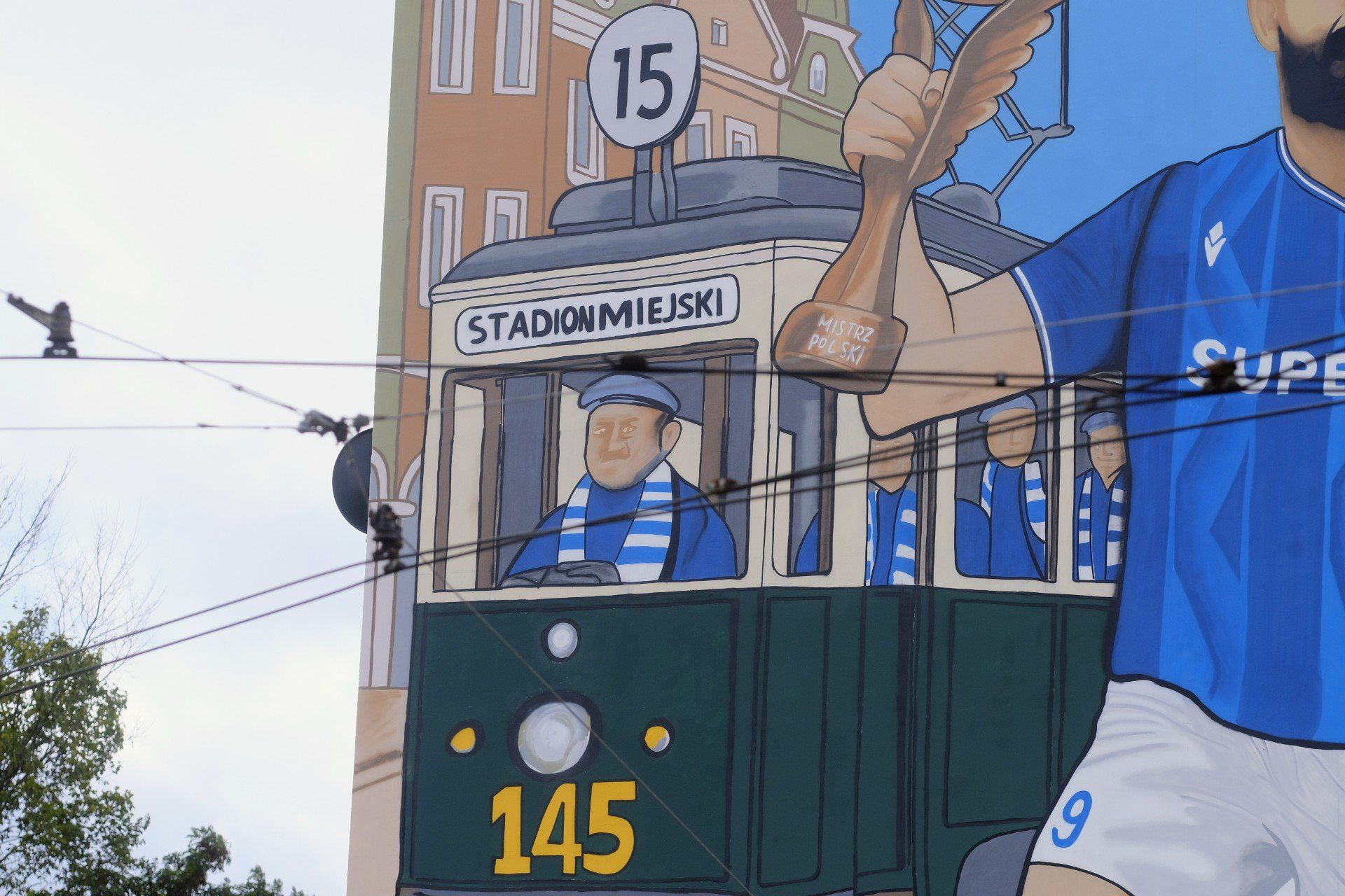 Mural z Mikaelem Ishakiem w Poznaniu