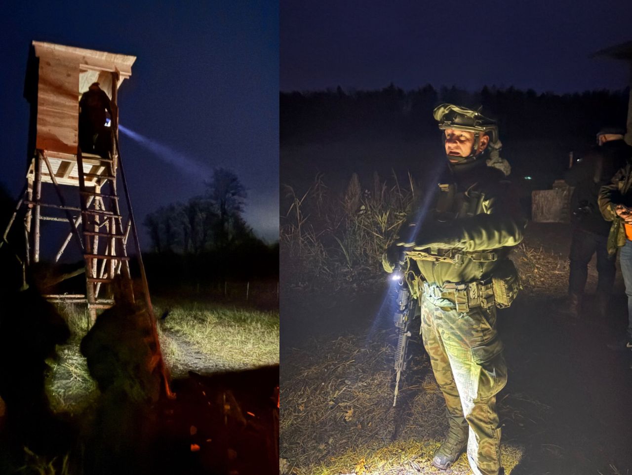 Granica z Białorusią. Na fot. gen. Arkadiusz Szkutnik