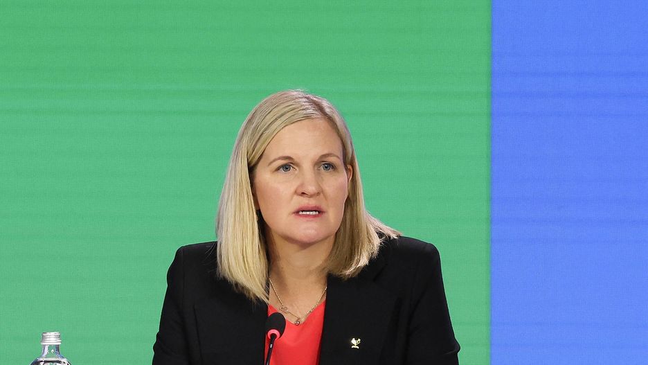 144th IOC Session - Greece
Kirsty Coventry, newly-elected International Olympic Committee (IOC) president, speaks during the third day of the 144th IOC session in Costa Navarino, Greece, on March 21, 2025. Photo by Cao Can/Xinhua/ABACAPRESS.COM 
Dostawca: PAP/Abaca
Xinhua/ABACA
Olympic Games