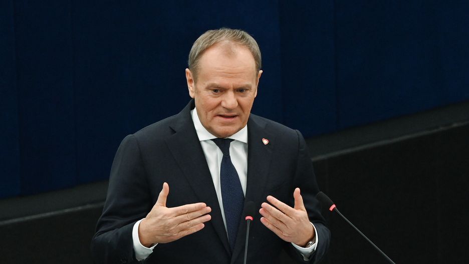 Donald Tusk
Strasburg, Francja, 22.01.2025. Przewodnictwo Polski w Radzie UE. Premier RP Donald Tusk przemawia podczas sesji Parlamentu Europejskiego w Strasburgu, 22 bm. Premier przedstawi� priorytety polskiej prezydencji w Radzie Unii Europejskiej. (amb) PAP/Piotr Nowak
Piotr Nowak
eurodeputowany, europarlamentarzysta, europose�, europos�owie, parlament, Parlament Europejski, PE, plenarna, polityk polityka, Polityka UE, prezydencja, sesja