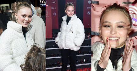18-letnia córka Johnny'ego Deppa zapala lampki świąteczne na Polach Elizejskich (ZDJĘCIA)