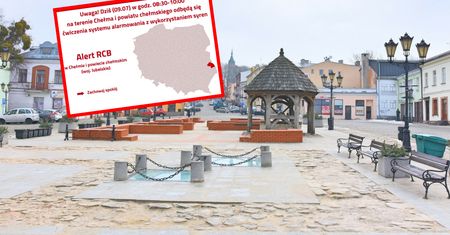W Chełmie zawyją syreny. RCB rozesłało alert