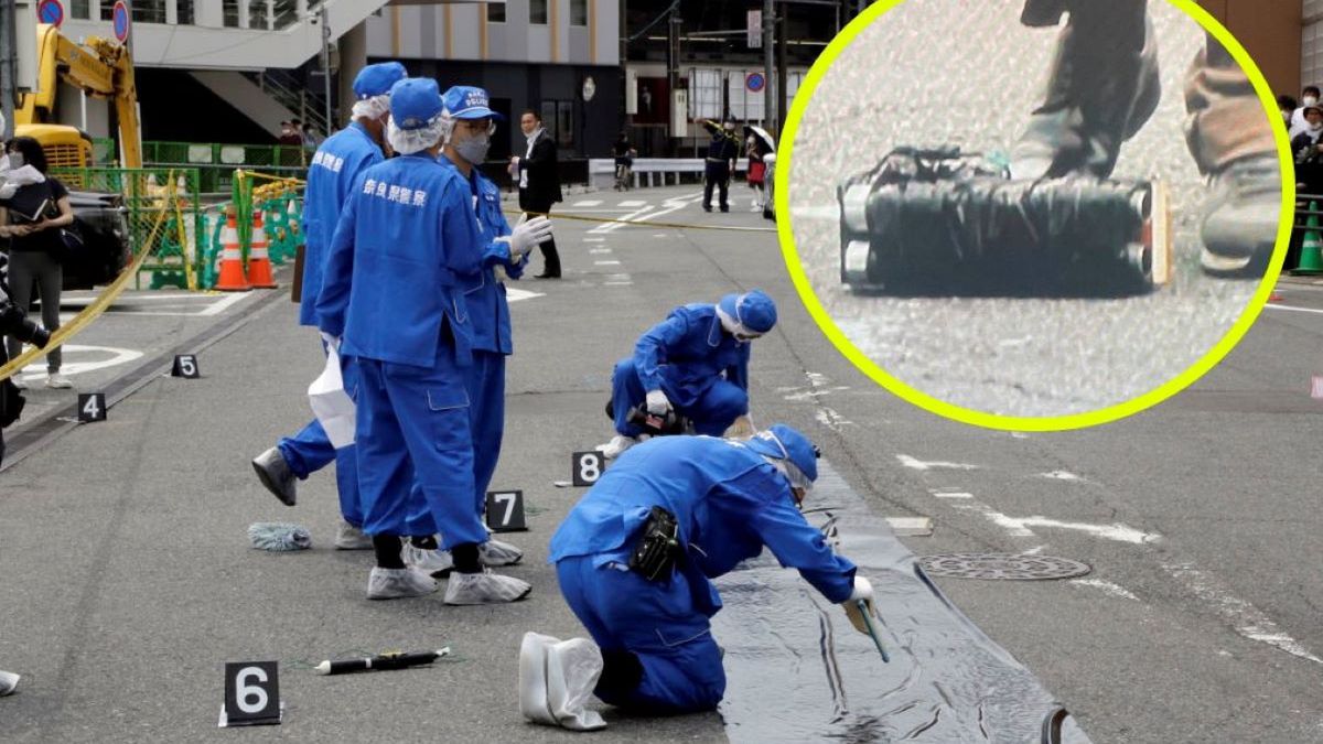 Były premier Japonii prawdopodobnie został postrzelony z prymitywnej domowej broni