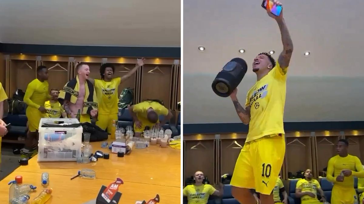 Piłkarze Borussi Dortmund po awansie do finału Ligi Mistrzów